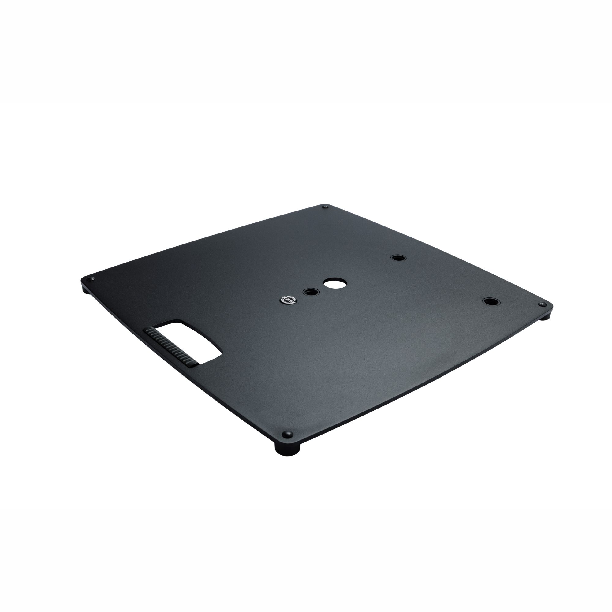 König & Meyer 26716 - állványtalp, L méret - 550 x 550 mm, 3 x M20-as menettel, fekete