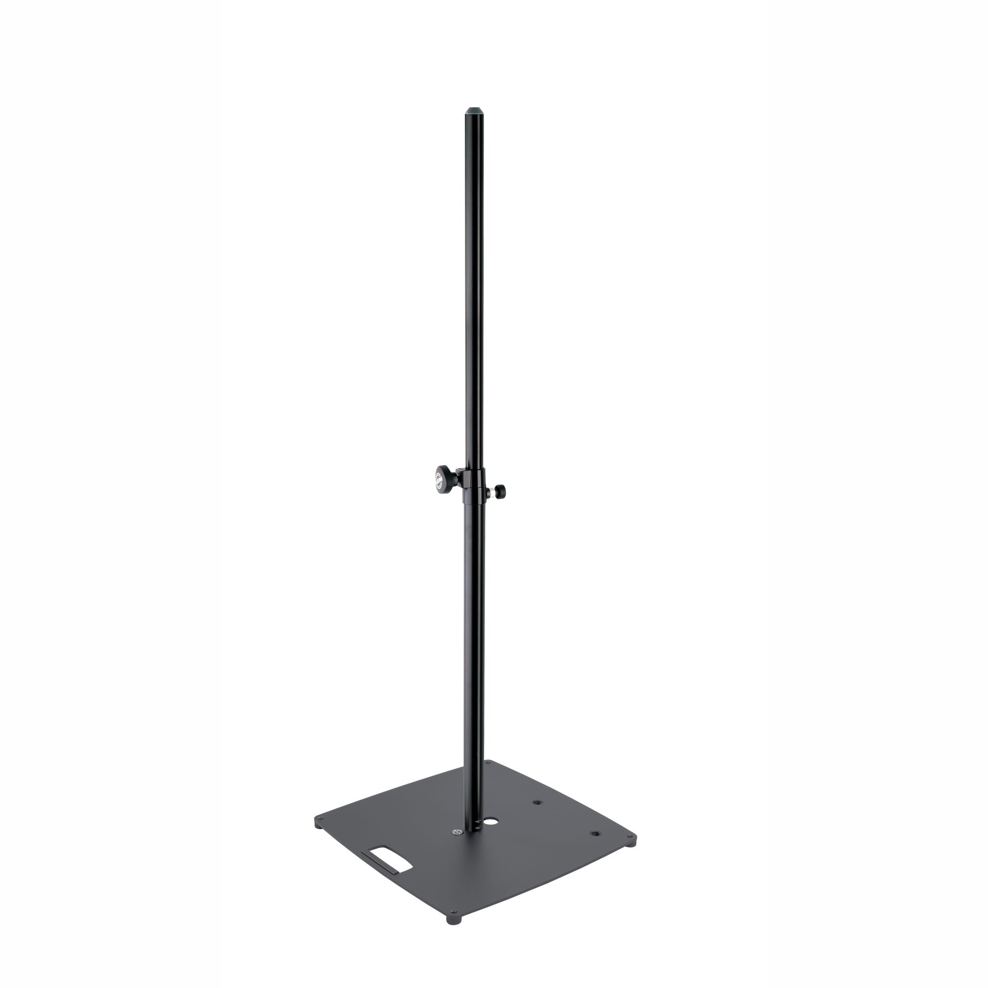 König & Meyer 26727 - speaker stand PRO - 35 mm vég, 550 x 550 mm + 3xM20 steel base, 1110-1810 mm height, 50 kg terhelhetőség