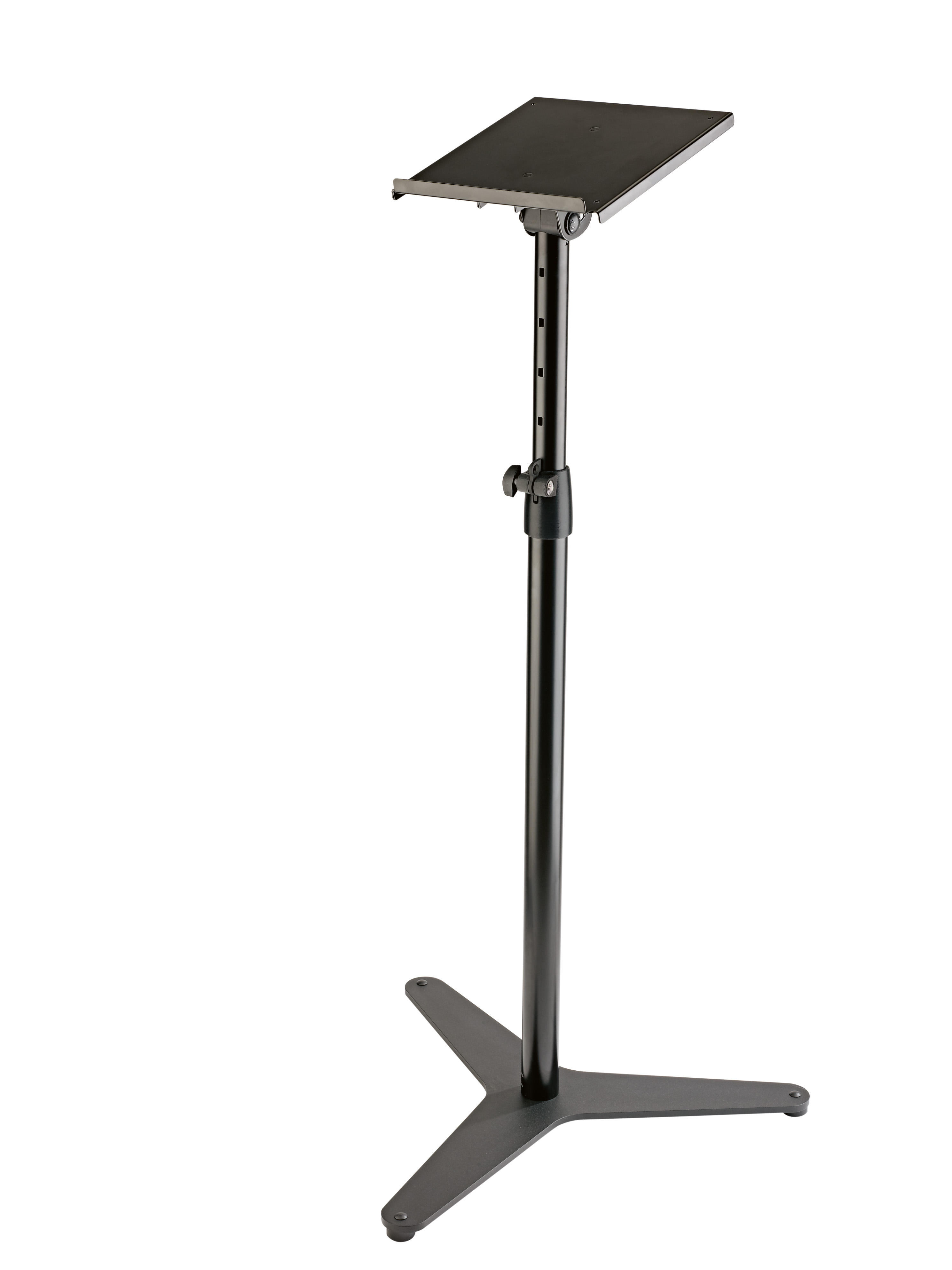 König & Meyer 26754 - monitorállvány - steel, 3 lábbal, load capacity 35 kg, 205x245 mm lappal