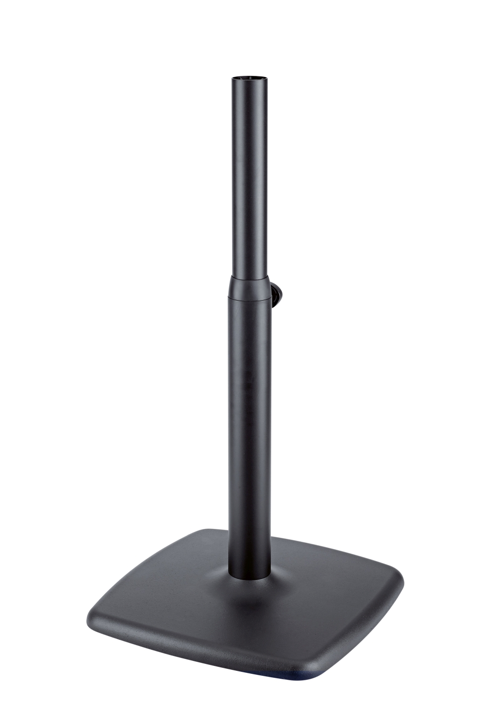 König & Meyer 26791 - monitorállvány alap - elegáns design, base 480 x 480 mm, height: 644 - 1044 mm, black