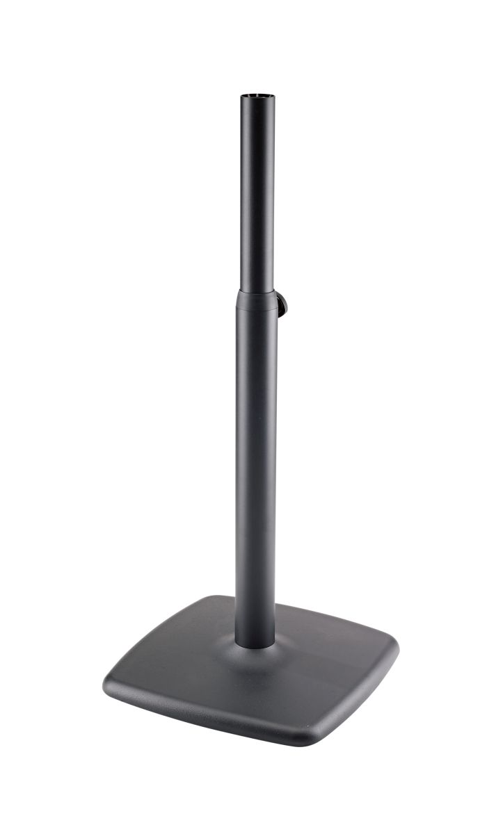 König & Meyer 26795 - monitorállvány alap - elegáns design, base 480 x 480 mm, height: 794 - 1344 mm, black