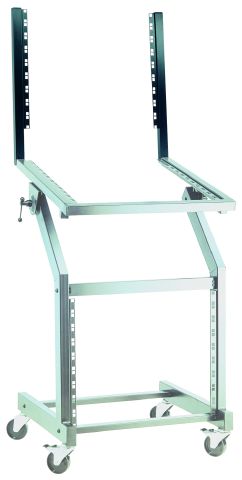 König & Meyer 42021 - bővítő element / cell a 42020 rack kocsihoz, 9 U, black