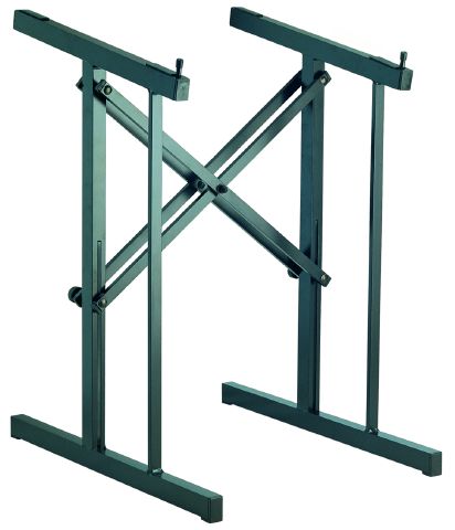 König & Meyer 42040 - keverőállvány - adjustable width, rubber borítású holder / bracket, aluminium, black