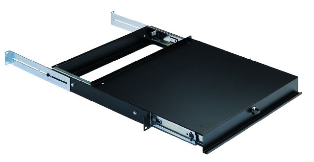 König & Meyer 49070 - rack kihúzható shelf (tray) - 1 U/360 mm, black