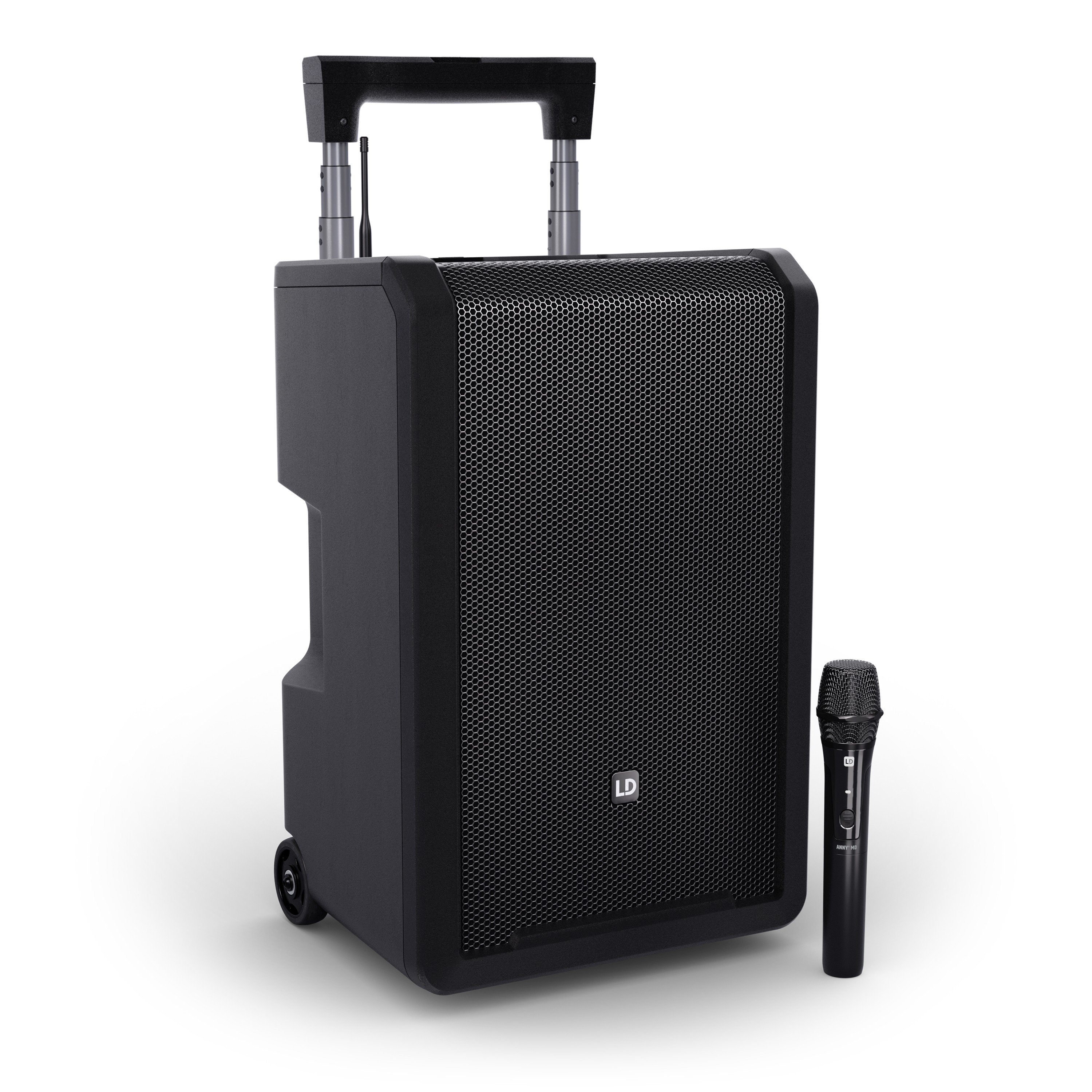 LD Systems ANNY 10 HHD B5 – akkumulátoros PA, kézi mikrofon, 584-608 MHz