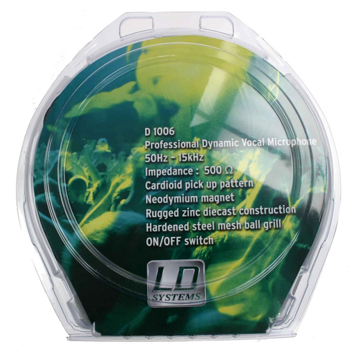 LD Systems D 1006 - dinamikus mikrofon kapcsolóval - 2. kép