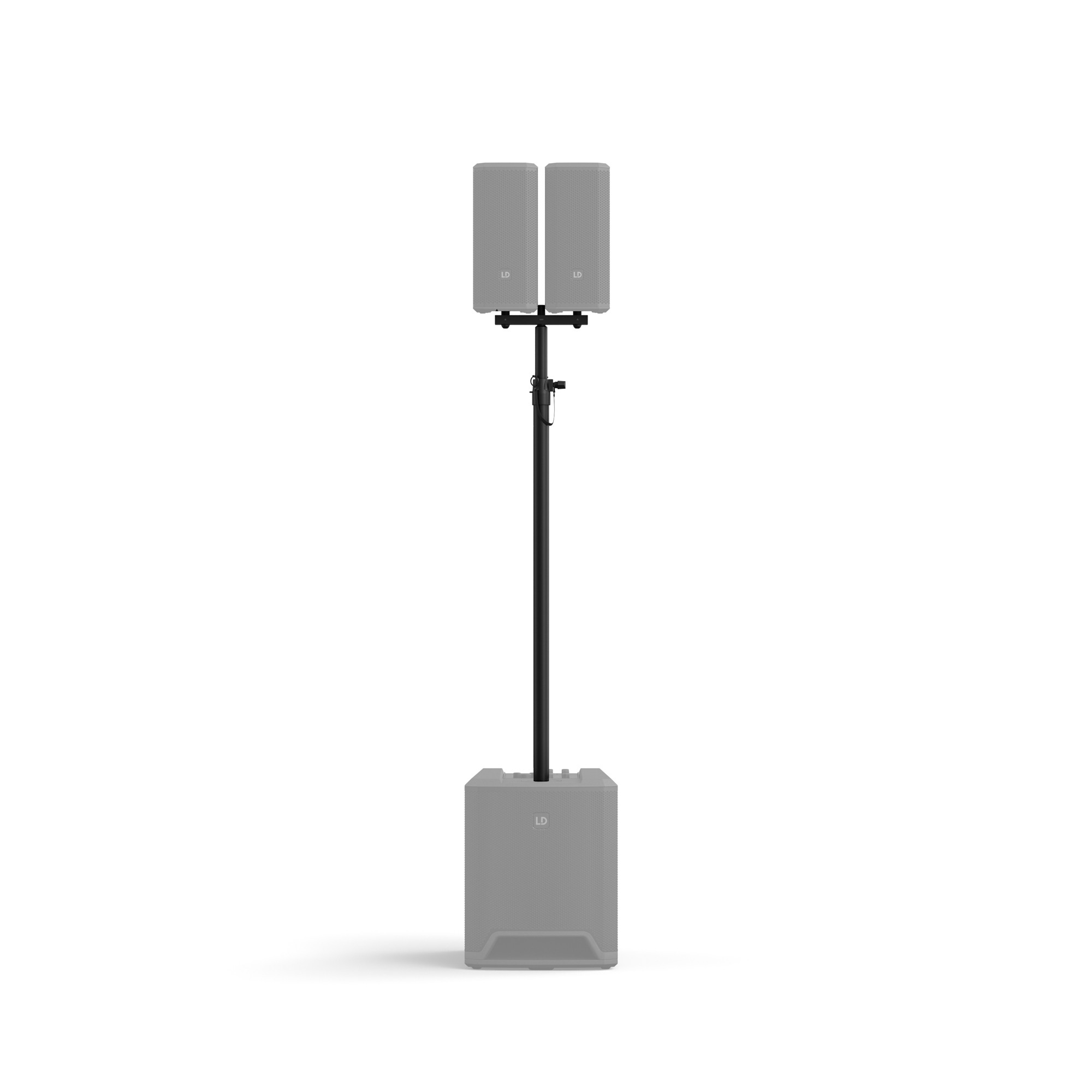 LD Systems DAVE 10 G4X DUAL STAND - hangfalrúd and rögzítővilla a DAVE 10 G4X-hez