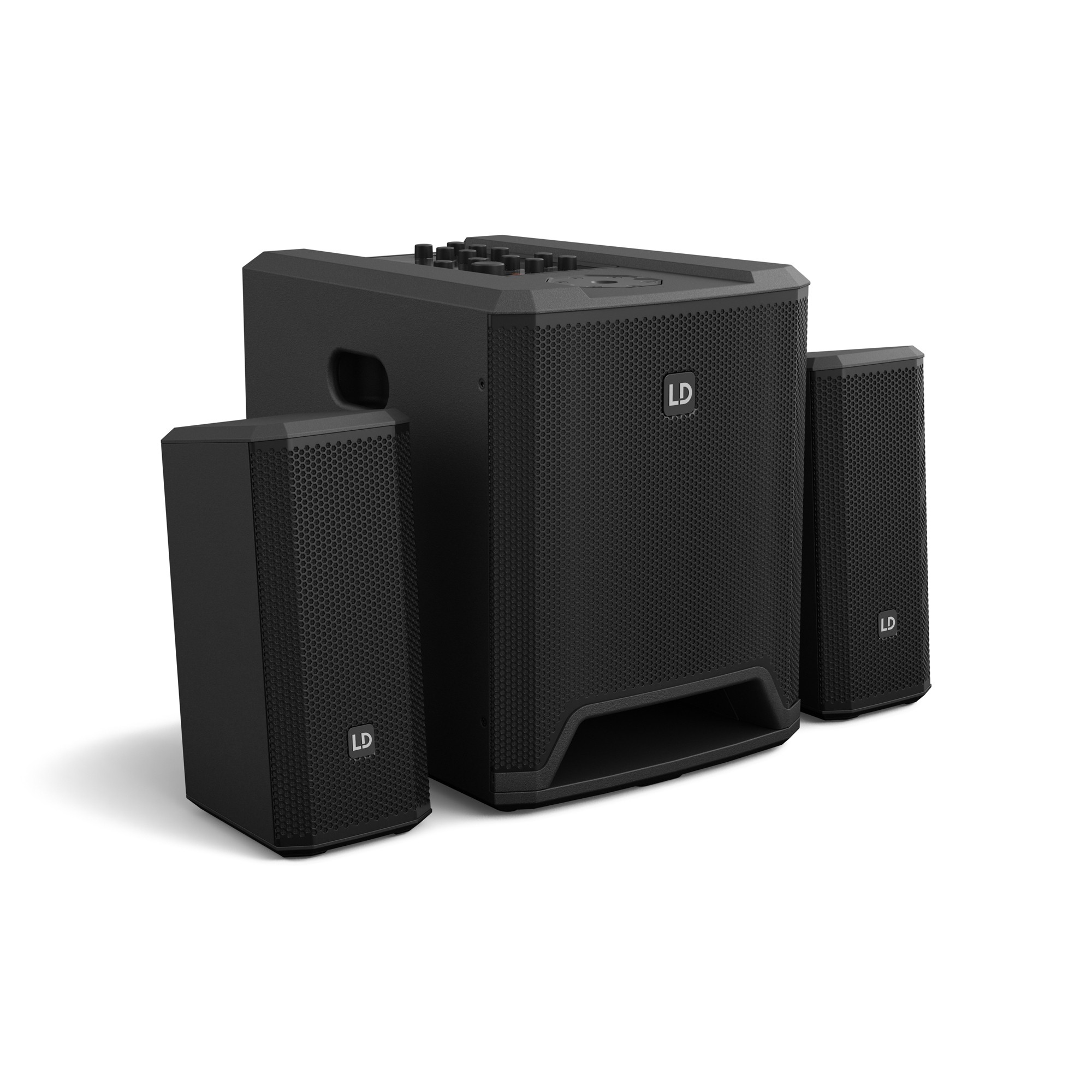 LD Systems DAVE 10 G4X - kompakt 10"-os aktív 2.1-es PA rendszer