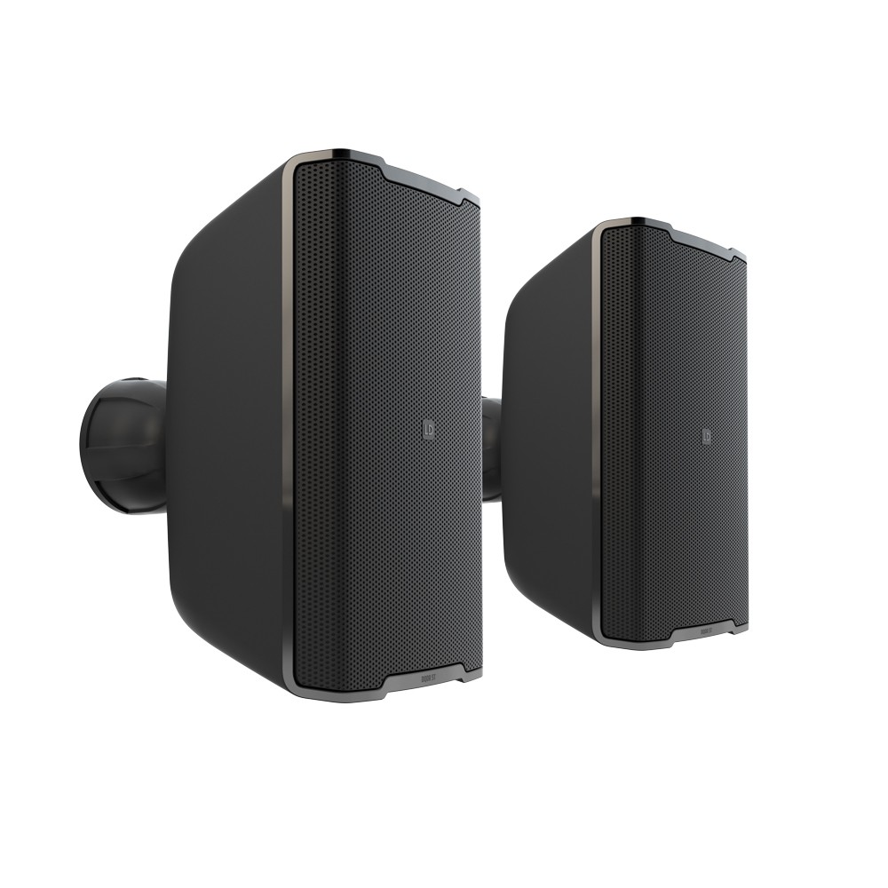 LD Systems DQOR 5 TB - 5”+1" 2-way, indoor/outdoor installation speaker pair, 100V for systems, black