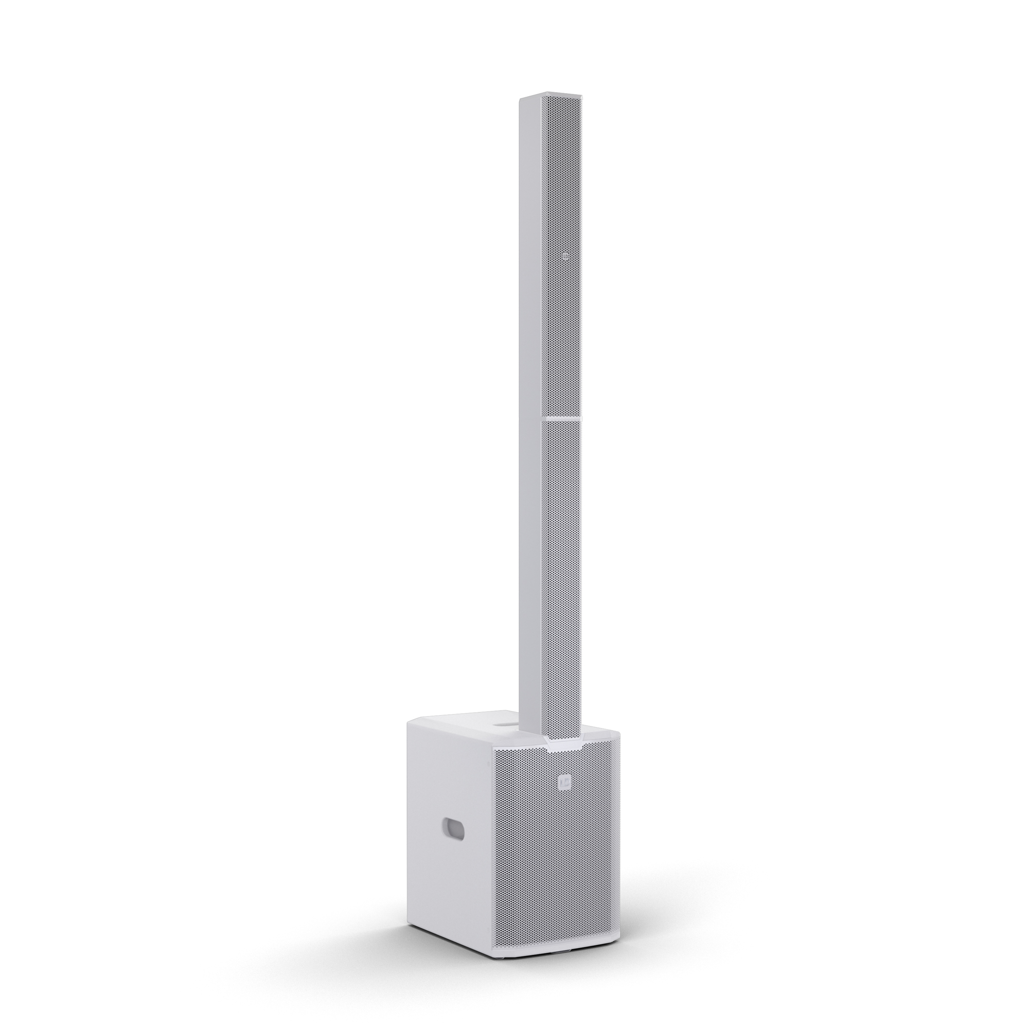 LD Systems MAUI® 28 G3 MIX W - kompakt oszlop PA rendszer digitális keverővel,kardioid iránykarakterisztika, fehér