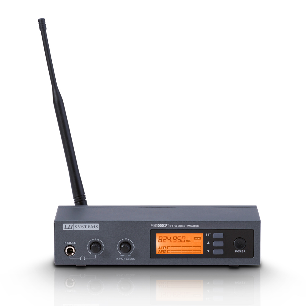 LD Systems MEI 1000 G2 T - In-Ear in-ear monitor transmitter, 823-832 and 863-865 MHz