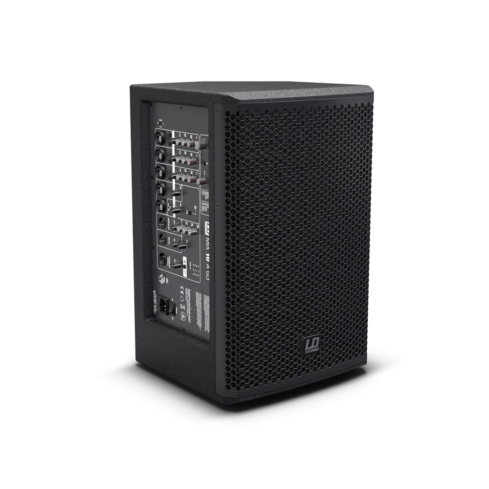 LD Systems MIX 10 A G3 - Stinger MIX 10 A G3 10" active PA speaker, built-in 7-channel mixer, DSP, Bluetooth