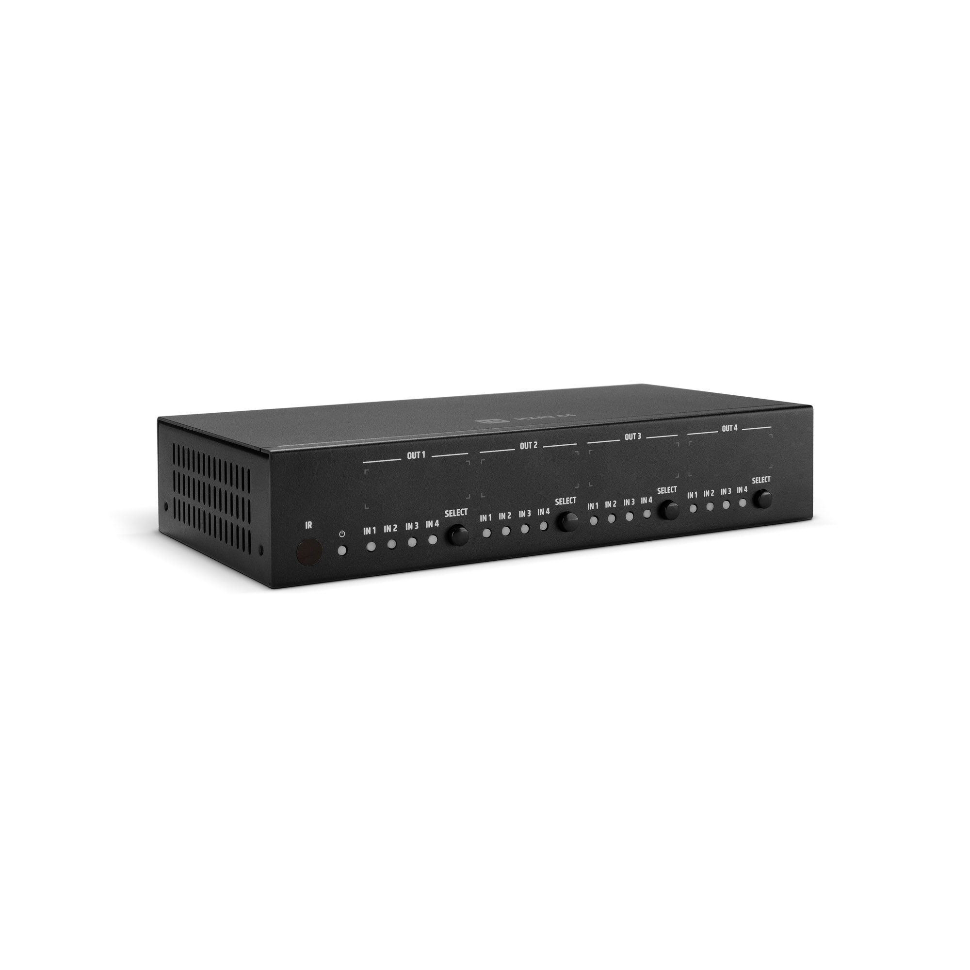 LD Systems MX AV 44 - 4x4 HDMI mátrx Web GUI-val, TCP/IP-vel and IR vezérléssel