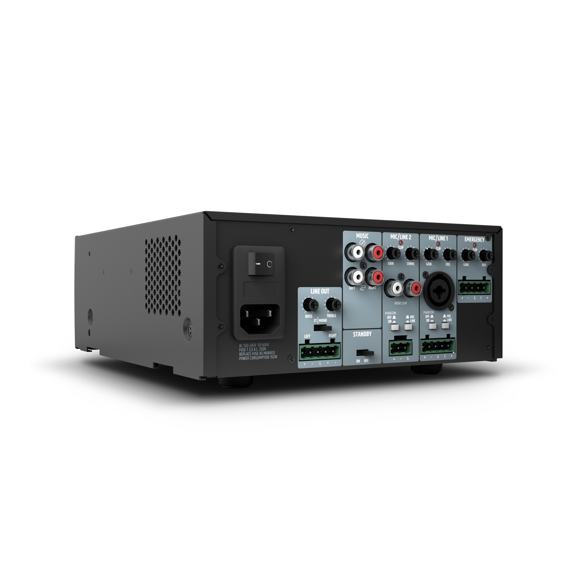 LD Systems PRE ST 1 - négycsatornás sztereó keverő előerősítő - 2. kép