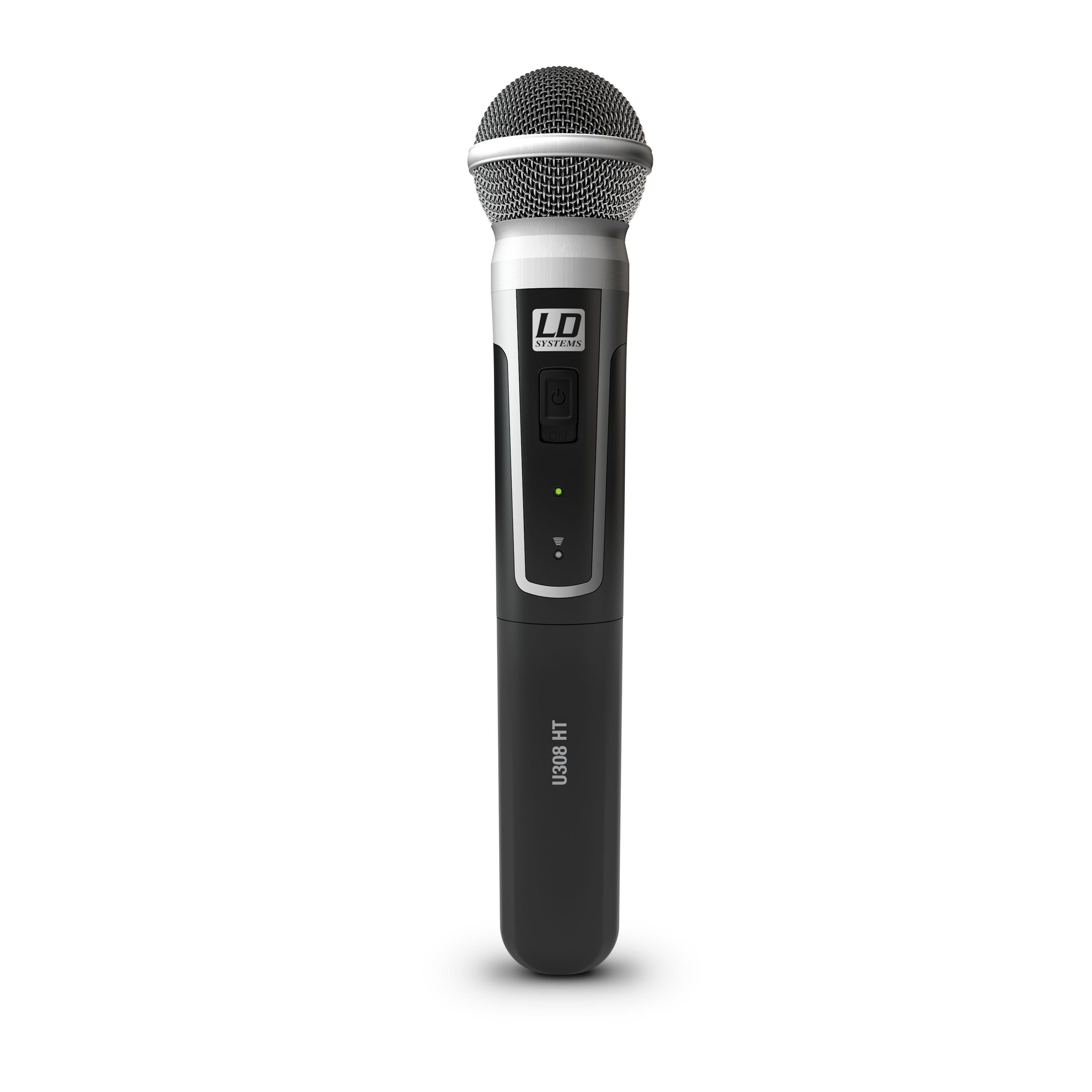 LD Systems U308 MD - kézi mikrofon adó dinamikus kapszulával az U308R vevőkhöz, infravörös szinkronizálás, 823-832 MHz és 863-865 MHz