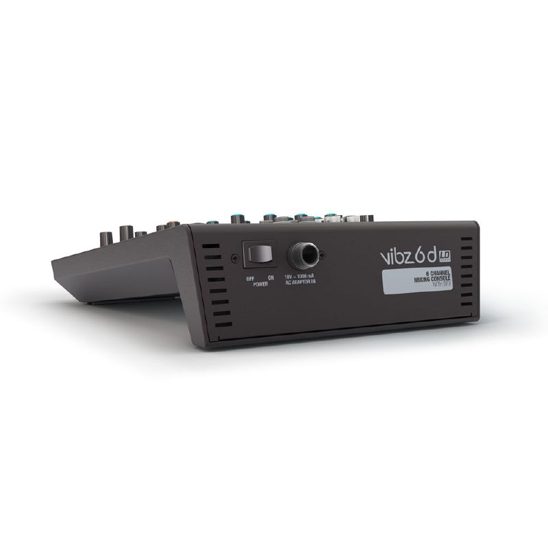 LD Systems VIBZ 6 D - keverő 6 csatornás, effektprocesszorral - 4. kép
