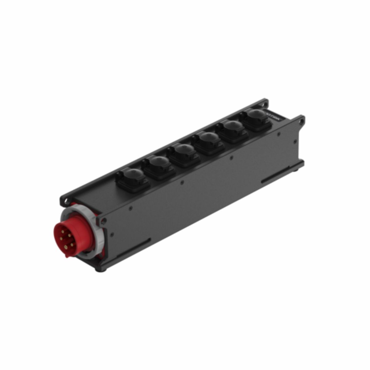 Contrik Power Strip Xtreme Outdoor (XO) CCV5RD-6T1-C - kültéri hálózati elosztó, 1 x CEE16A bemenet, 6 x powerCON TRUE1 TOP kimenet