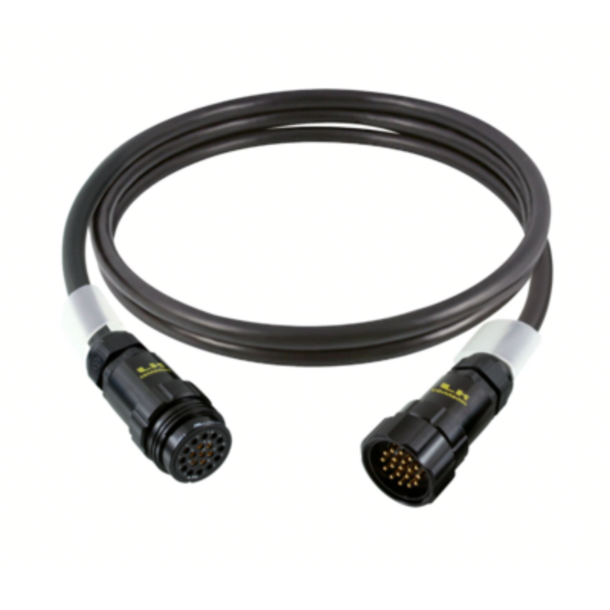 Contrik Power Multicore Cable CKPE50-ASAS-M050 - 6 csatornás, 13x fekete 2,5mm2, Socapex 419 anya - Socapex 419 apa, 5m