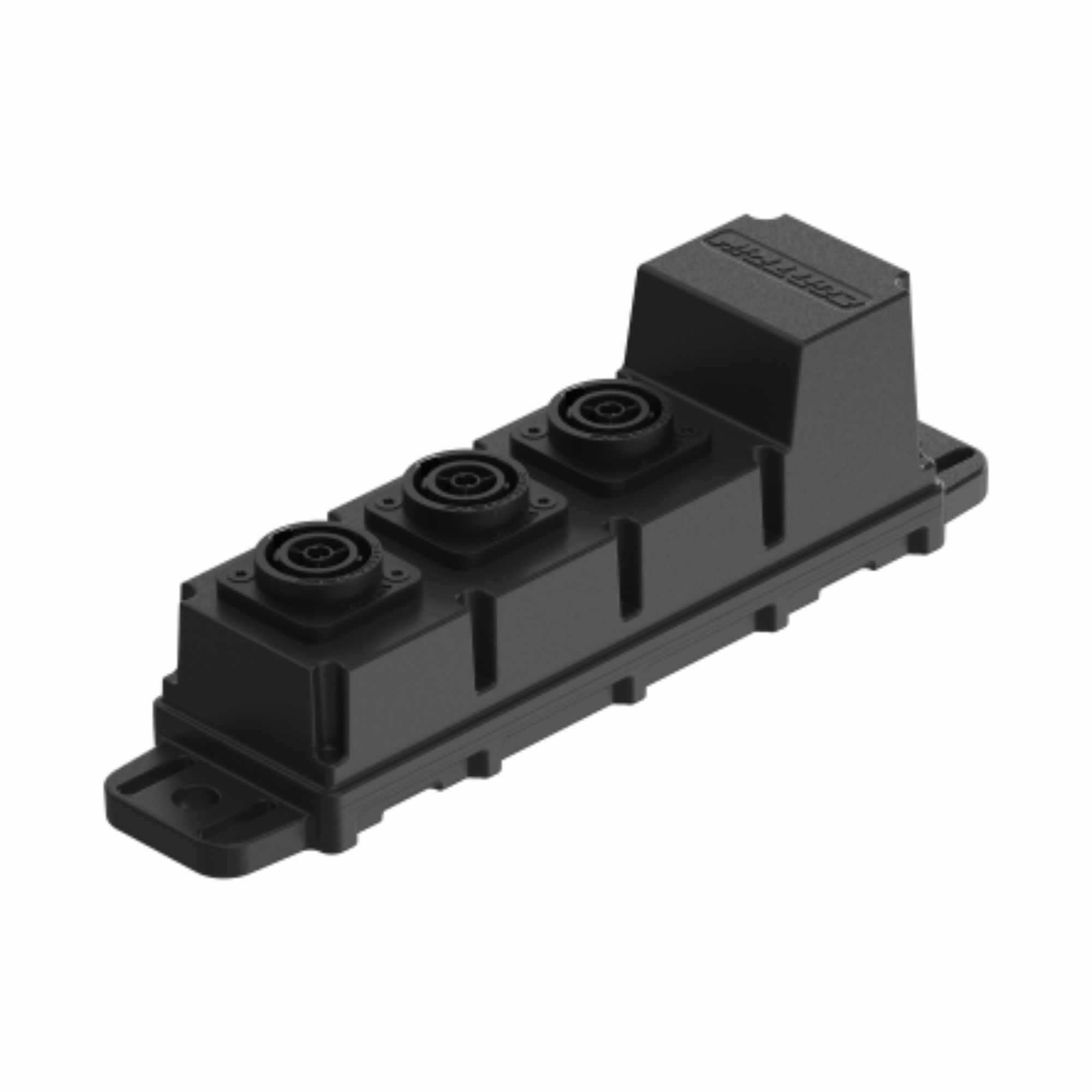 Contrik Power Bar X CPBX-T1-T3 - indoor network / mains elosztósor, 1 x powerCON TRUE1 bemenet, 3 x powerCON TRUE1 TOP kimenet