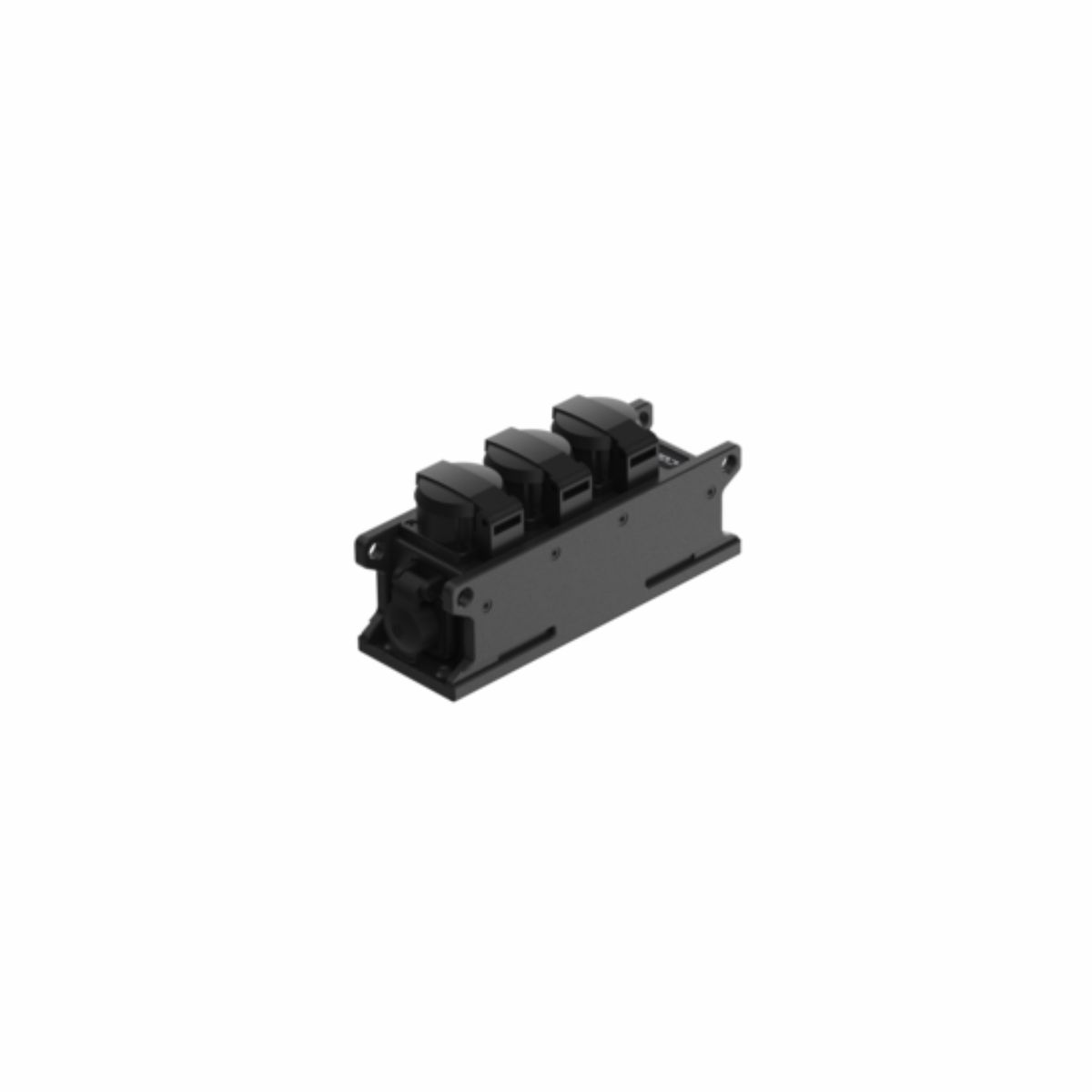Contrik Power Strip Xtreme Outdoor CPPSF3RD-TT – kültéri elosztó, TRUE1 TOP, 3× Schuko F