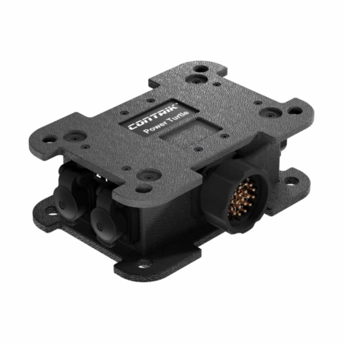 Contrik Power Turtle Xtreme Oudoor CPTM-S1-T6 - kültéri hálózati elosztó doboz, 1 x Socapex 419 bemenet, 6 x powerCON TRUE1 TOP kimenet