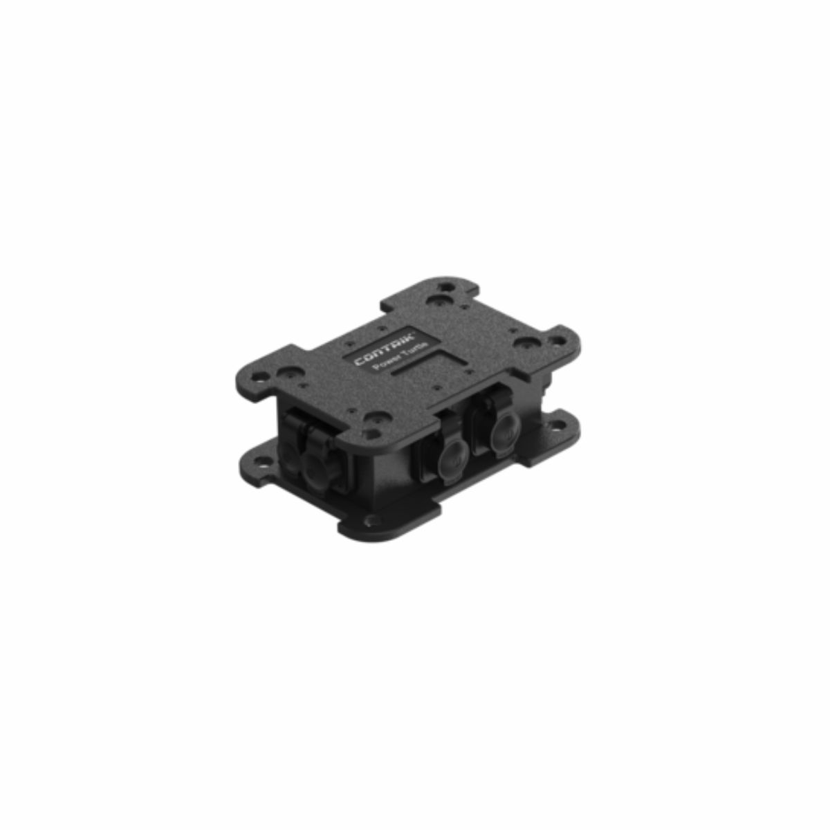 Contrik Power Turtle XO CPVT7RT - kültéri hálózati elosztó doboz, 1 x powerCON TRUE1 TOP bemenet, 7 x powerCON TRUE1 TOP kimenet