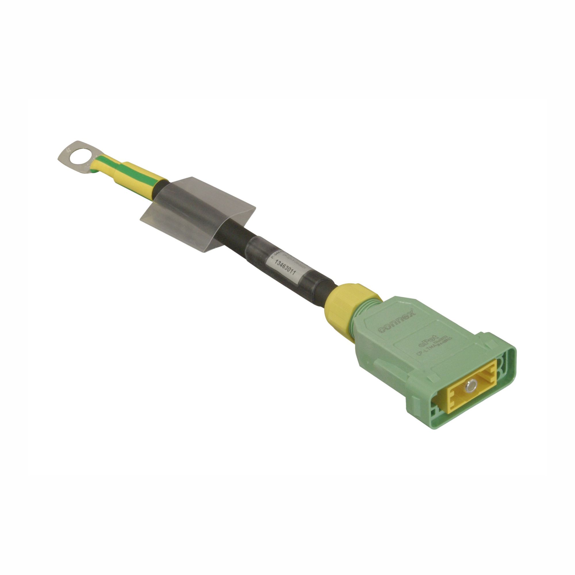 Contrik CP-X25-R12M-00025 - assembled cPot földelő cable, 25 mm? keresztmetszet, male connector, M12 csavarhoz, 0,25 m