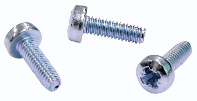 Neutrik B-SCREW-1-8 - mounting screw, M2,5x8 mm, glossy