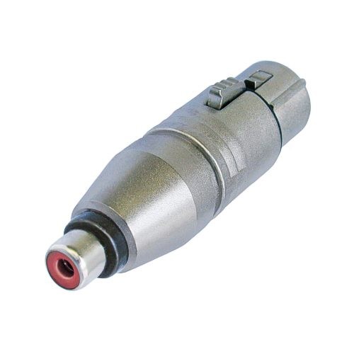 Neutrik NA2FPMF - adapter, 3-pin XLR socket-RCA socket