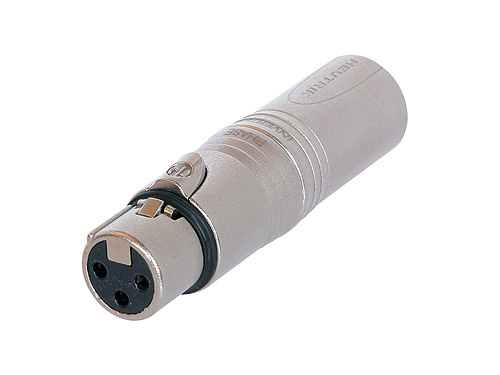 Neutrik NA3F5M - adapter, 3-pin XLR socket-5-pin XLR plug DMX