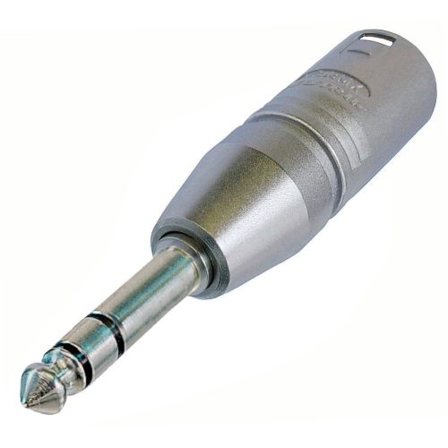 Neutrik NA3MP - adapter, 3-pin XLR plug-stereo 6,35 mm plug
