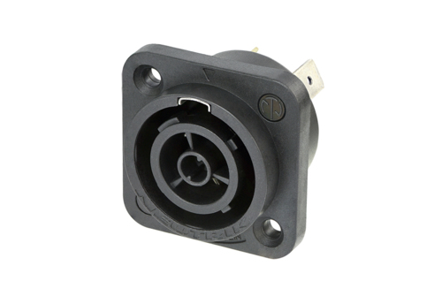 Neutrik NAC3FPX-WOT-TOP - powerCON True1 TOP beépíthető hálózati kimenet 250VAC/16A, UV védett, szigetelőfal nélkül