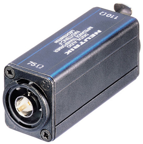 Neutrik NADITBNC-F - adapter, AES/EBU XLR socket-75 Ohm BNC