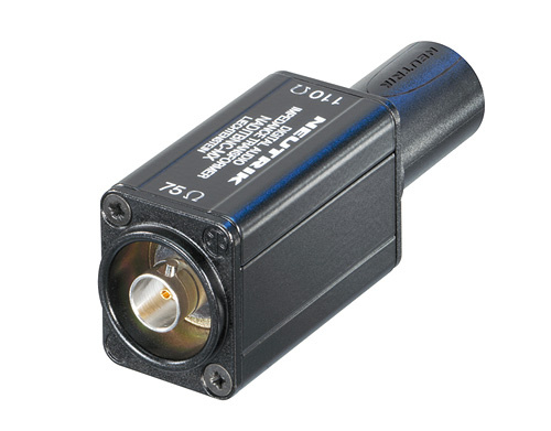Neutrik NADITBNC-MX - adapter, AES/EBU XLR plug-75 Ohm BNC