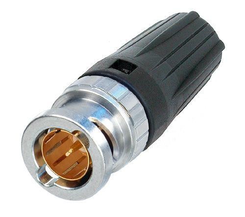 Neutrik NBNC75BUU11-D - Rear Twist BNC cable male connector, 75 Ohm, 1.0/4.8 AF for cable, Hex crimp 8,23 mm, bulk kiszerelés