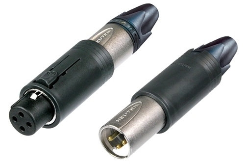 Neutrik NC3FM-C - 3-pin unisex XLR inline male-female közös in housing