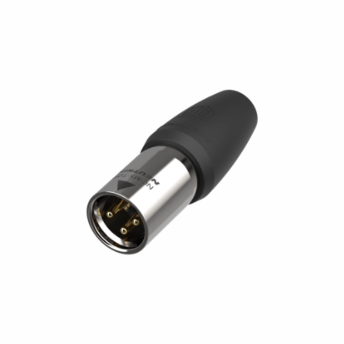 Neutrik NC3MX1-TOP - 3-pin outdoor XLR plug, inline, straight, gold-plated, UV and IP65 védelem