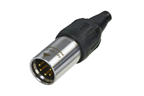 Neutrik NC3MX-TOP - 3-pin XLR plug straight, inline, gold-plated contact, UV and IP65 védelem