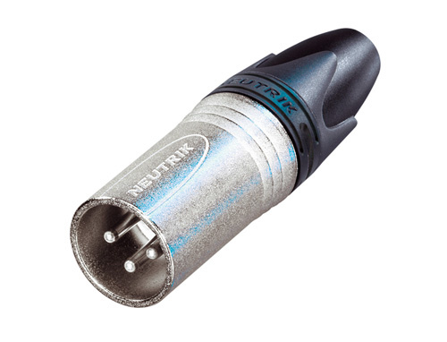 Neutrik NC3MXX - 3-pin XLR plug straight, inline