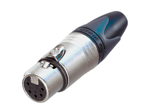 Neutrik NC5FXX - 5-pin XLR socket straight, inline