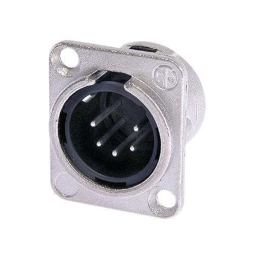 Neutrik NC5MD-L-1 - 5-pin XLR plug silver-plated contact, D housing