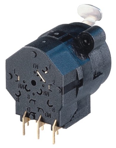 Neutrik NCJ10FI-H - Combo 3-pin XLR + 6,35 mm stereo, with switch jack socket + GND, horizontal PCB-mount, D housing