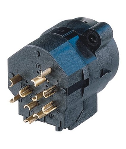 Neutrik NCJ6FI-S-0 - Combo 3-pin XLR + 6,35 mm stereo jack socket, solderable, mounting spring-loaded D housing