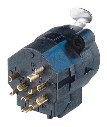 Neutrik NCJ9FI-S - Combo 3-pin XLR + 6,35 mm stereo, with switch jack socket, solderable, D housing