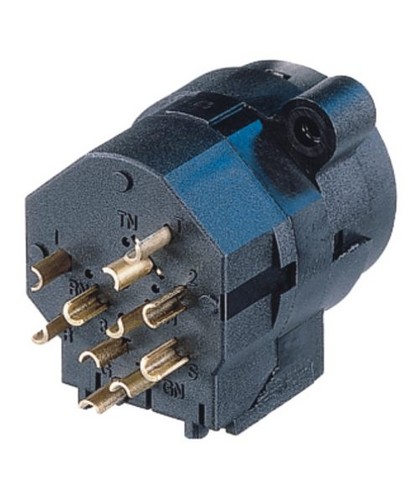 Neutrik NCJ9FI-S-0 - Combo 3 pólusú XLR + 6,35 mm sztereó, kapcsolós jack aljzat, forrasztós, rögzítő rugós D ház