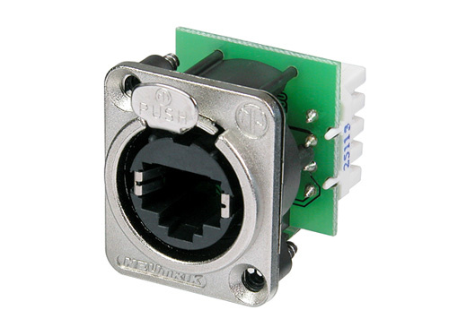 Neutrik NE8FDV-YK - etherCON RJ45 függőleges IDC/Krone háttérrel, D housing