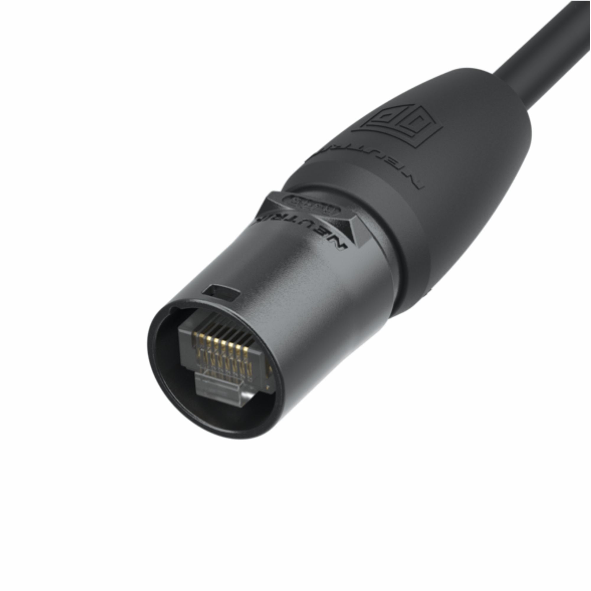Neutrik NE8MX-B-TOP-14 - etherCON RJ45- inline XLR housing, 8-10 mm diameter for cable, black (csak védőház)
