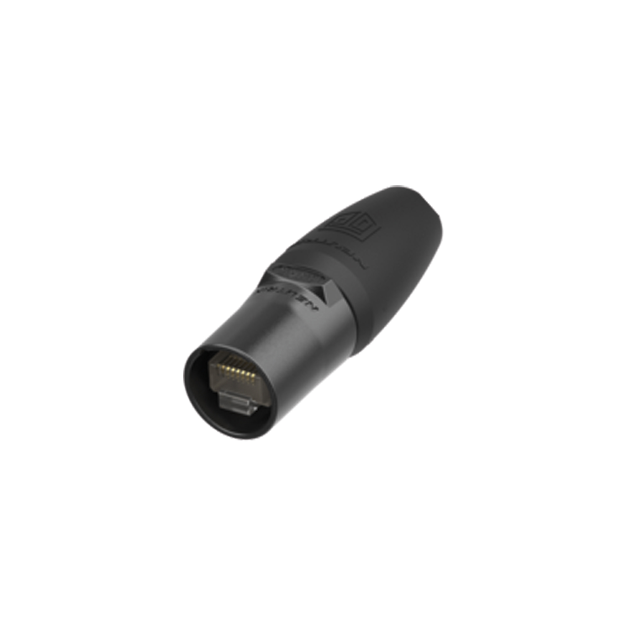 Neutrik NE8MXR-B-TOP - etherCON RJ45- inline XLR housing, viszahúzható kialakítás, black (csak védőház)