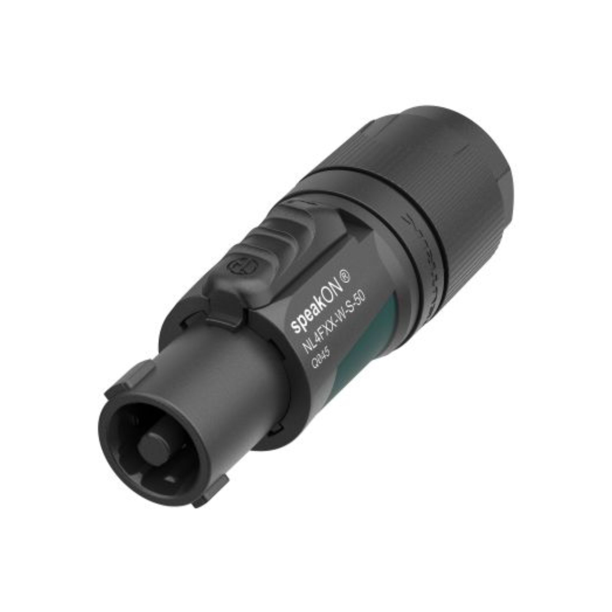 Neutrik NL4FXX-W-S-50 - speakON inline speaker connector, 4-pin, (6-12 mm diameter for cables), 50. évfordulós speciális kiadás