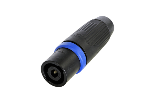 Neutrik NLT4MXX-BAG - speakON 4-pin speaker connector, cable male connector, black metal housing
